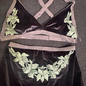 Solstice Intimates Bra & Harness Panties Set